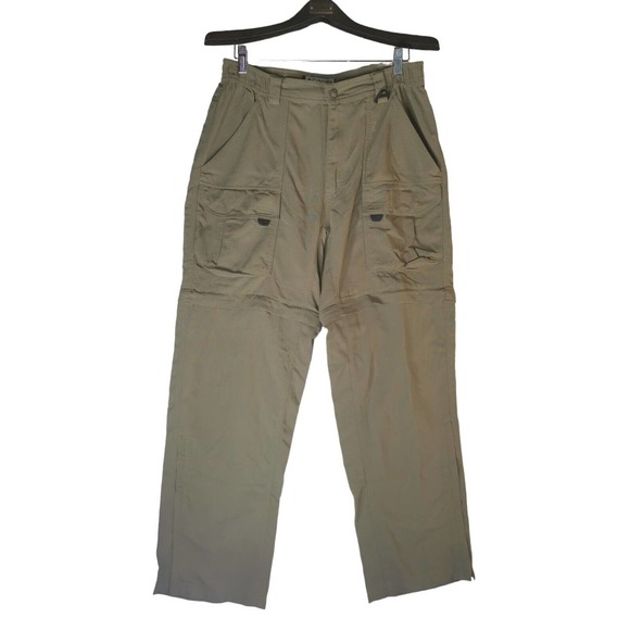 Columbia Cargo Pants Medium Mens 32x32 Beige‎ GRT Hiking Convertible - Picture 1 of 6